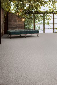 Bench on Carpet floor | Frazee Carpet & Flooring